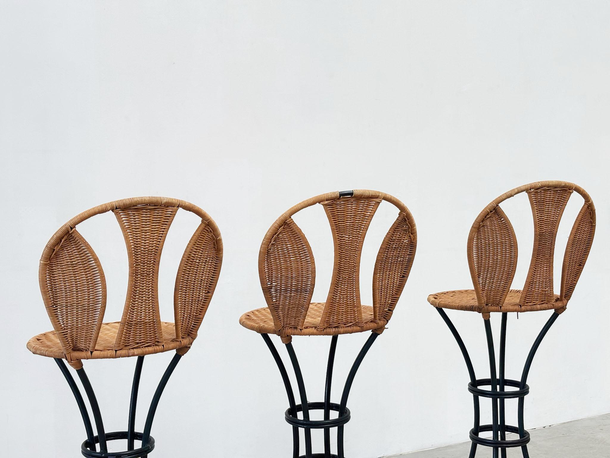 Elegants tabourets de bar français en vente 3