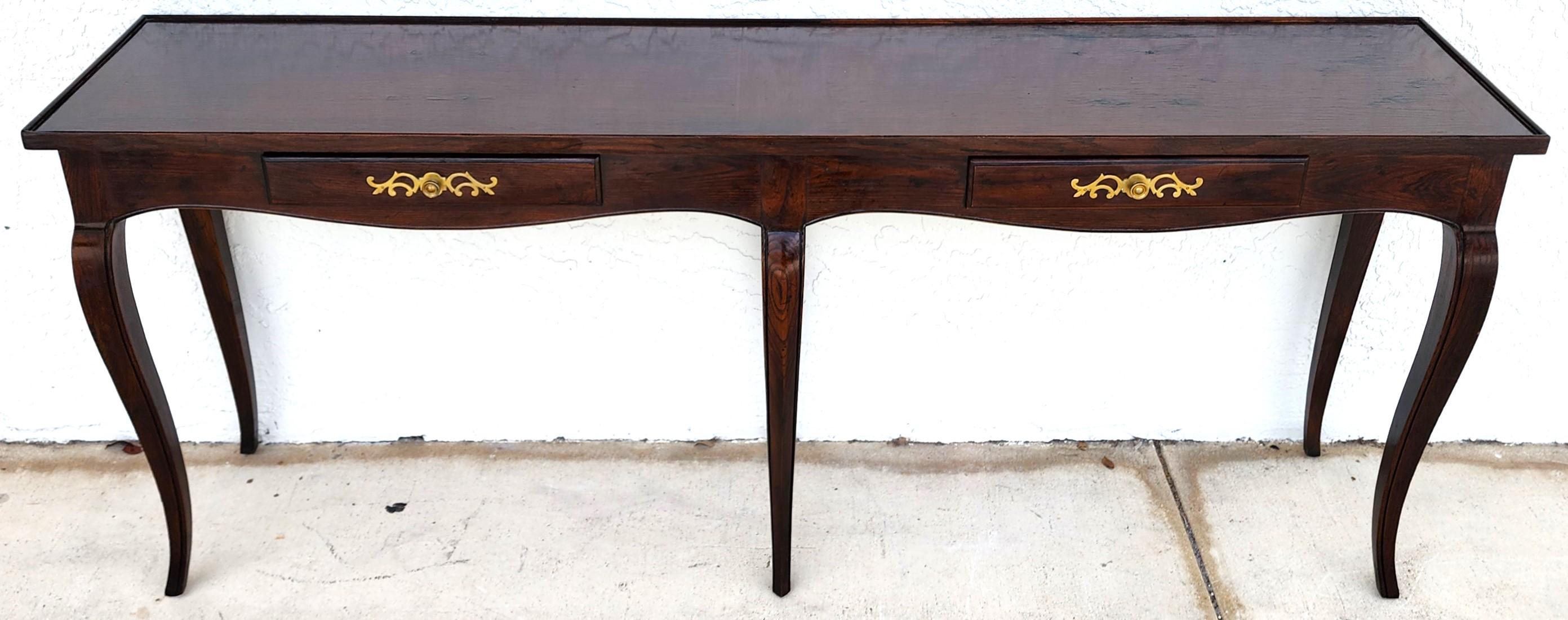 French Provincial Elegant French Country Console Sofa Hall Table