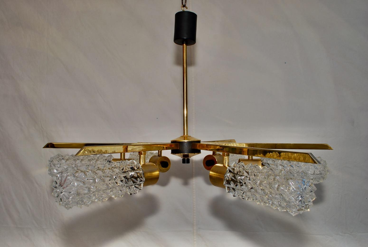 A sexy French 1950s chandelier, some of his plated has faded, normal considerate the age of the light, but it is on some area you don't see.

   