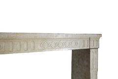 Elegant French Rustic Limestone Fireplace Surround