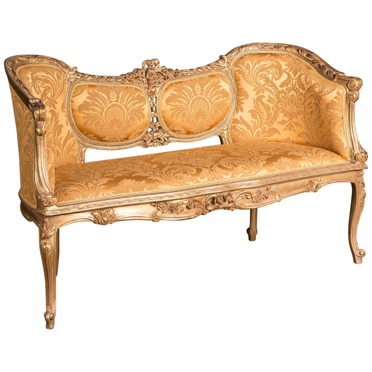 Beautiful Elegant French Sofa Canapé in Louis Seize Style For Sale at