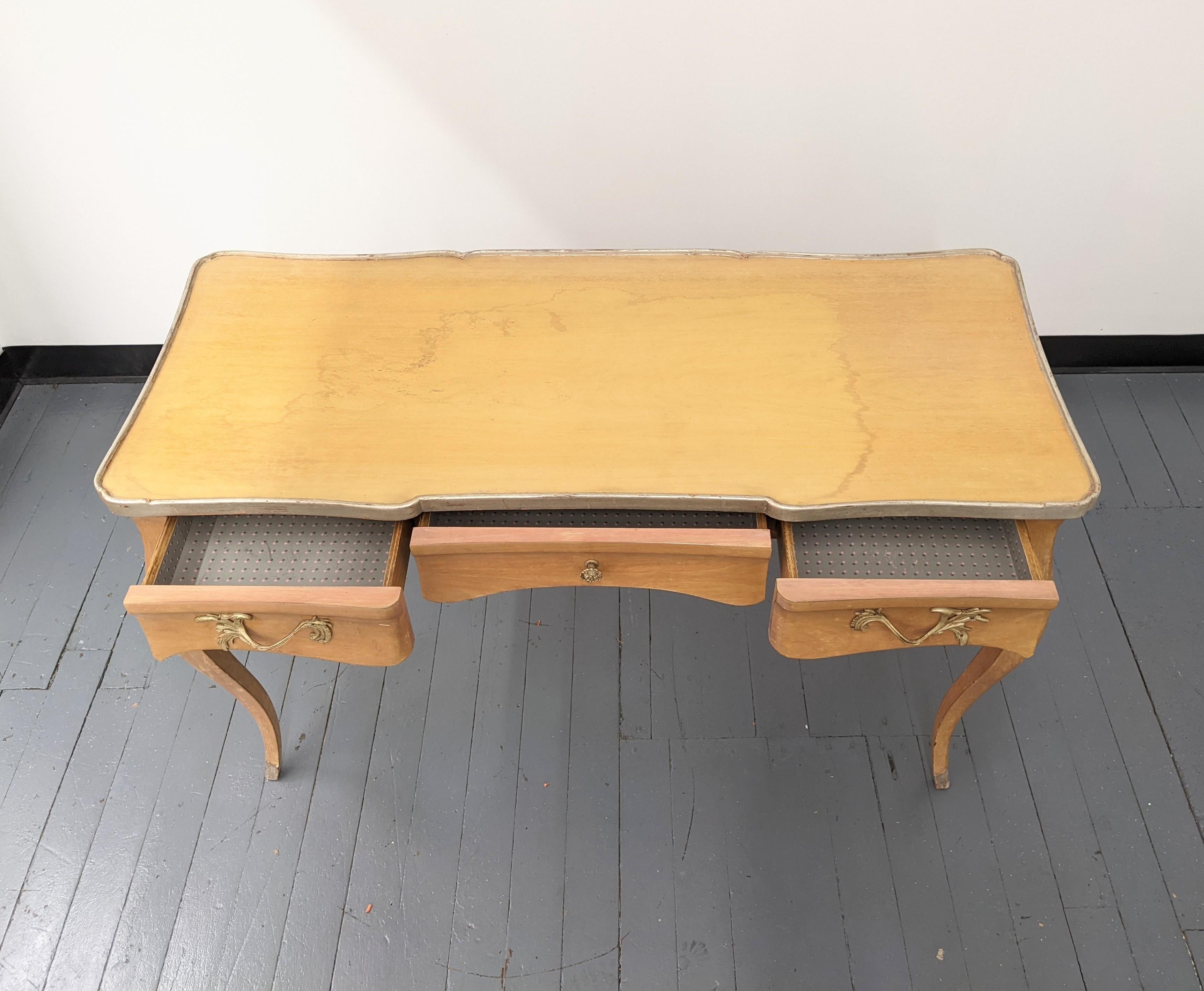 Mid-20th Century Elegant French Style Writing Desk For Sale
