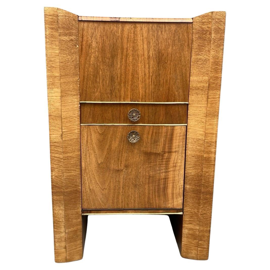 Elegant Fully renovated Art Deco bar cabinet, 1930s, Bohemia
