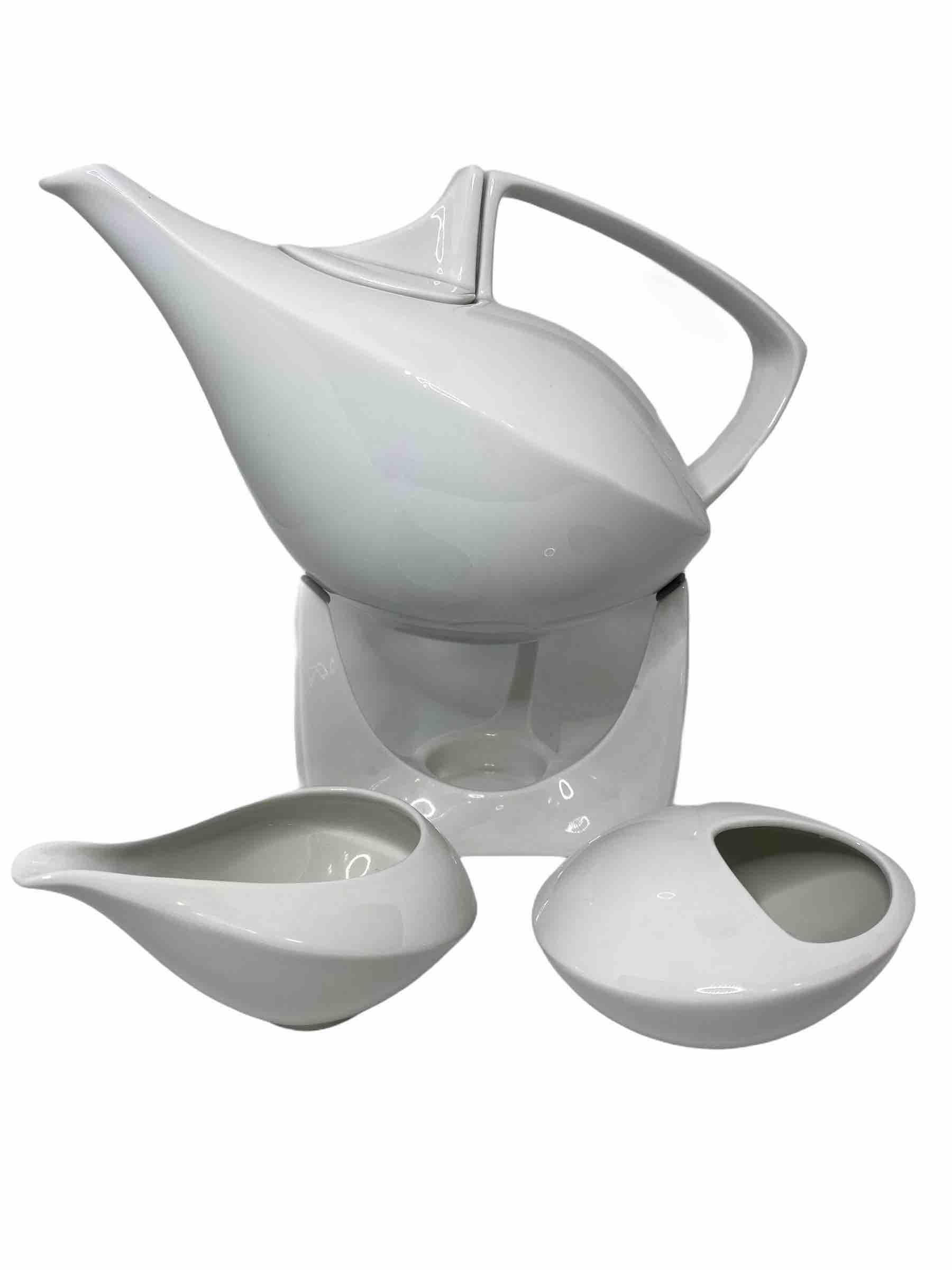Elegante Juego de Té Futurista Friesland Porcelain Vintage, Alemán Moderno en venta