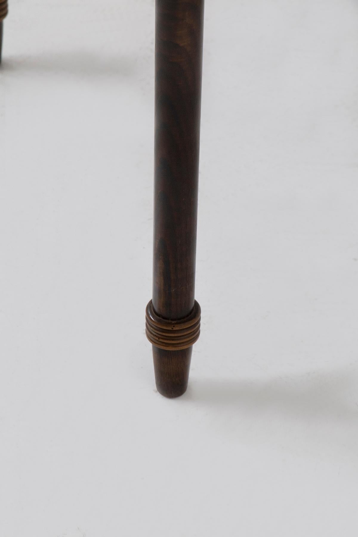 Brass Elegant Game table Attr. to Luigi Scremin with Grissinatura