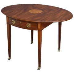 Antique Elegant George III Pembroke Table in Mahogany