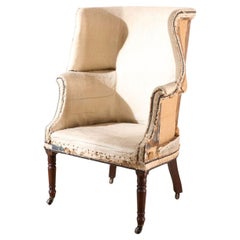 Elegant Georgian barrel back armchair