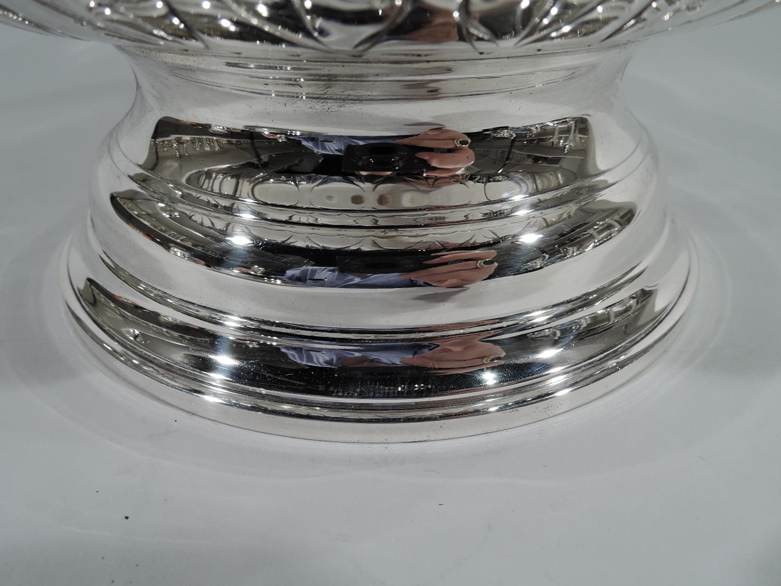 Elegant Georgian Style Sterling Silver Covered Trophy Cup 2