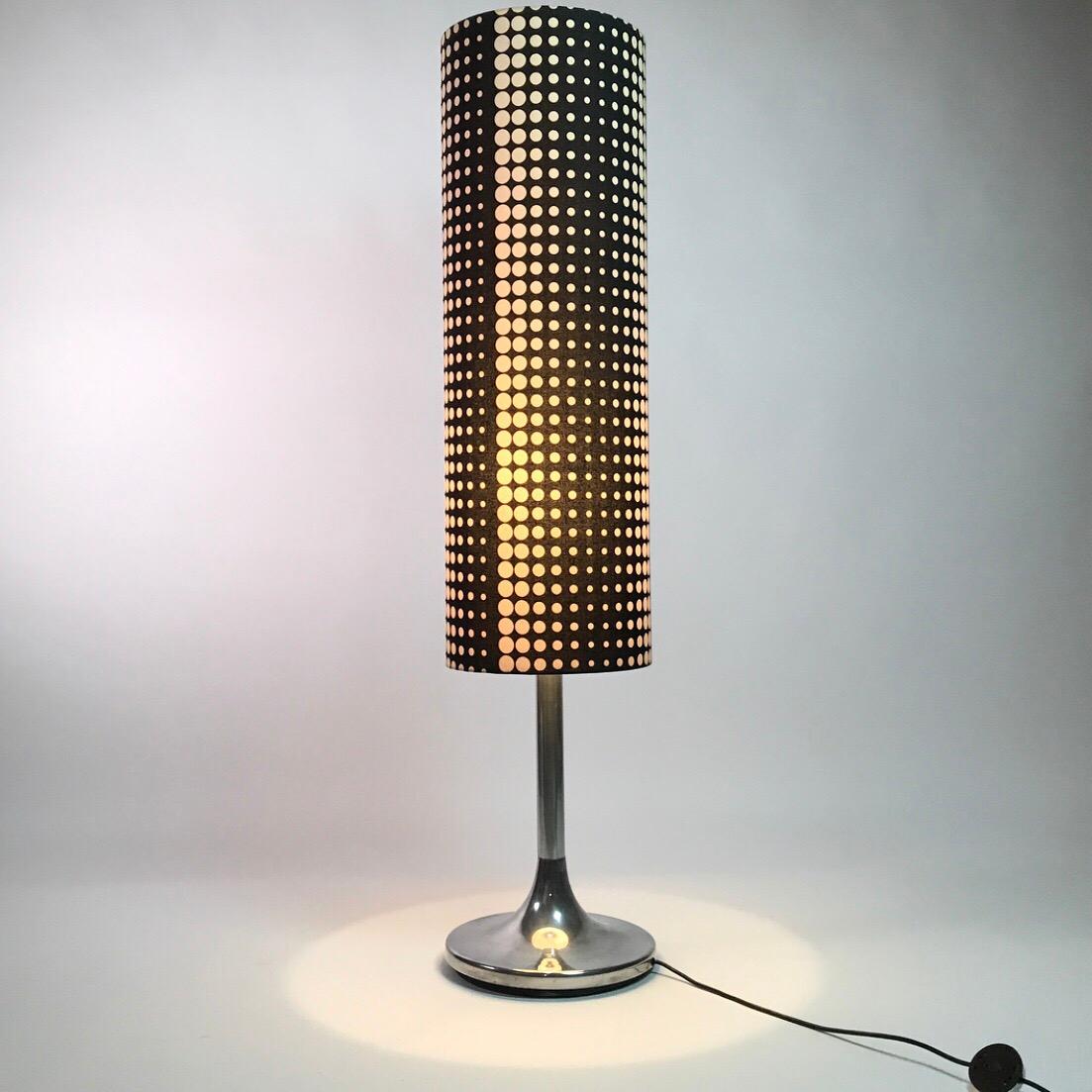 Elegant German Space Age Floor Lamp by Kaiser Leuchten, Germany 1970s In Fair Condition For Sale In Haderslev, DK