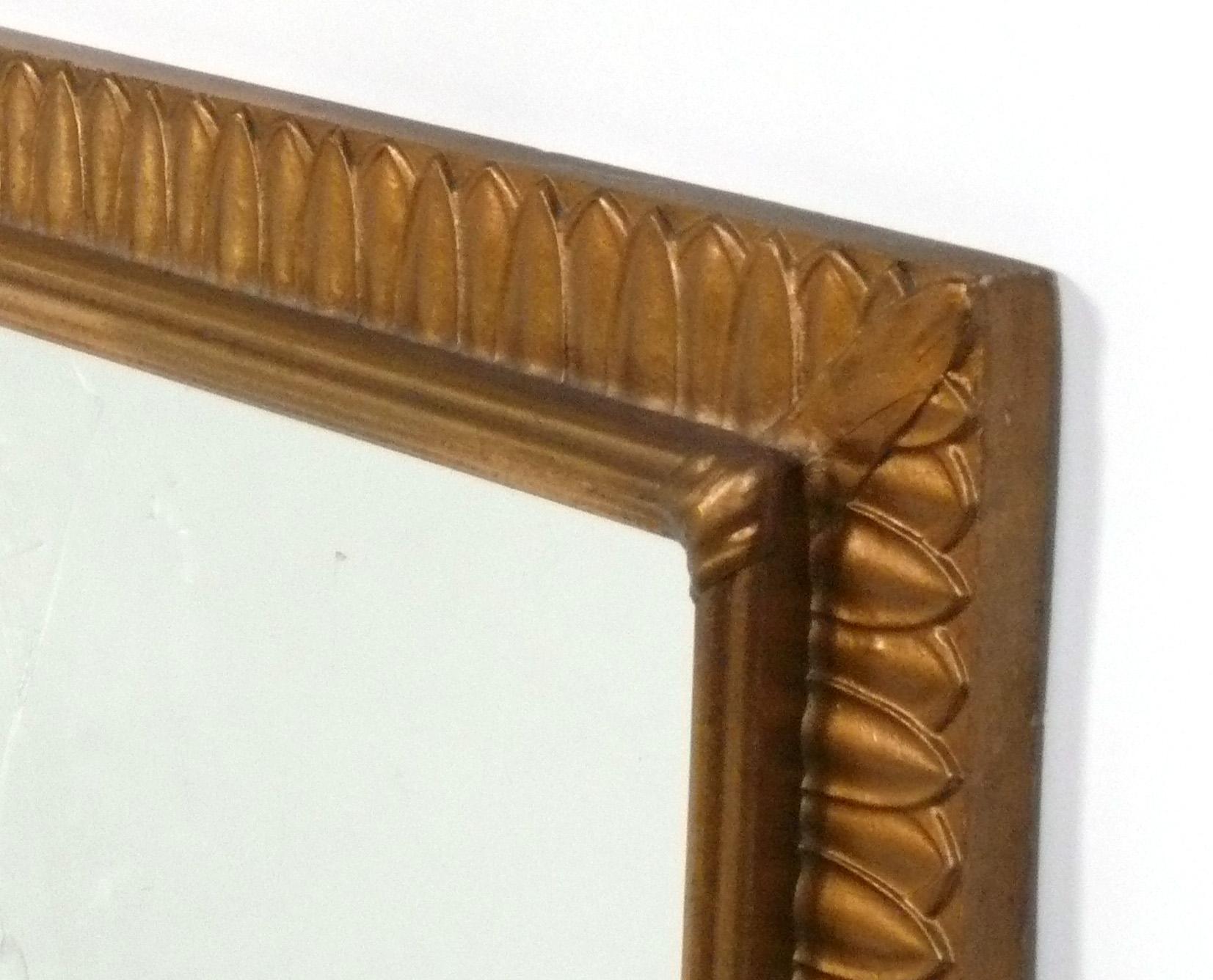 Regency Elegant miroir italien doré 40 
