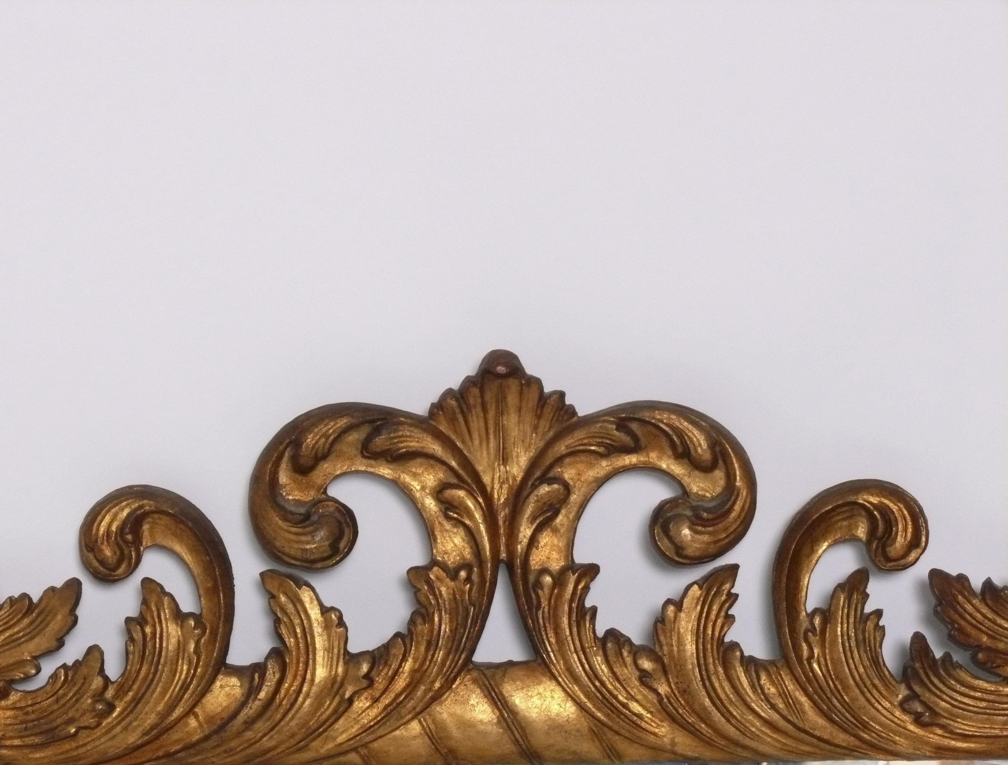 Doré Elegant miroir italien doré 47.5 