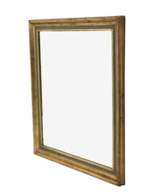Elegant Gilt Mirror 35" x 31.25 Retains Warm Original Patina