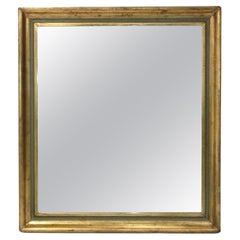 Elegant Gilt Mirror 35" x 31.25 Retains Warm Original Patina