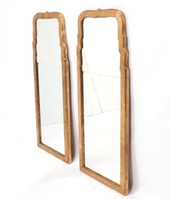 Elegant Gilt Mirrors 50"H x 20"W Circa 1960s - Pair Available