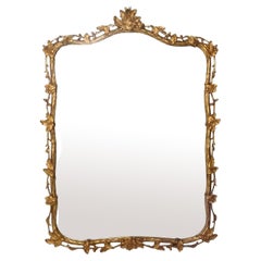Elegant Gilt Oak Leaves Mirror 53.75" x 39"