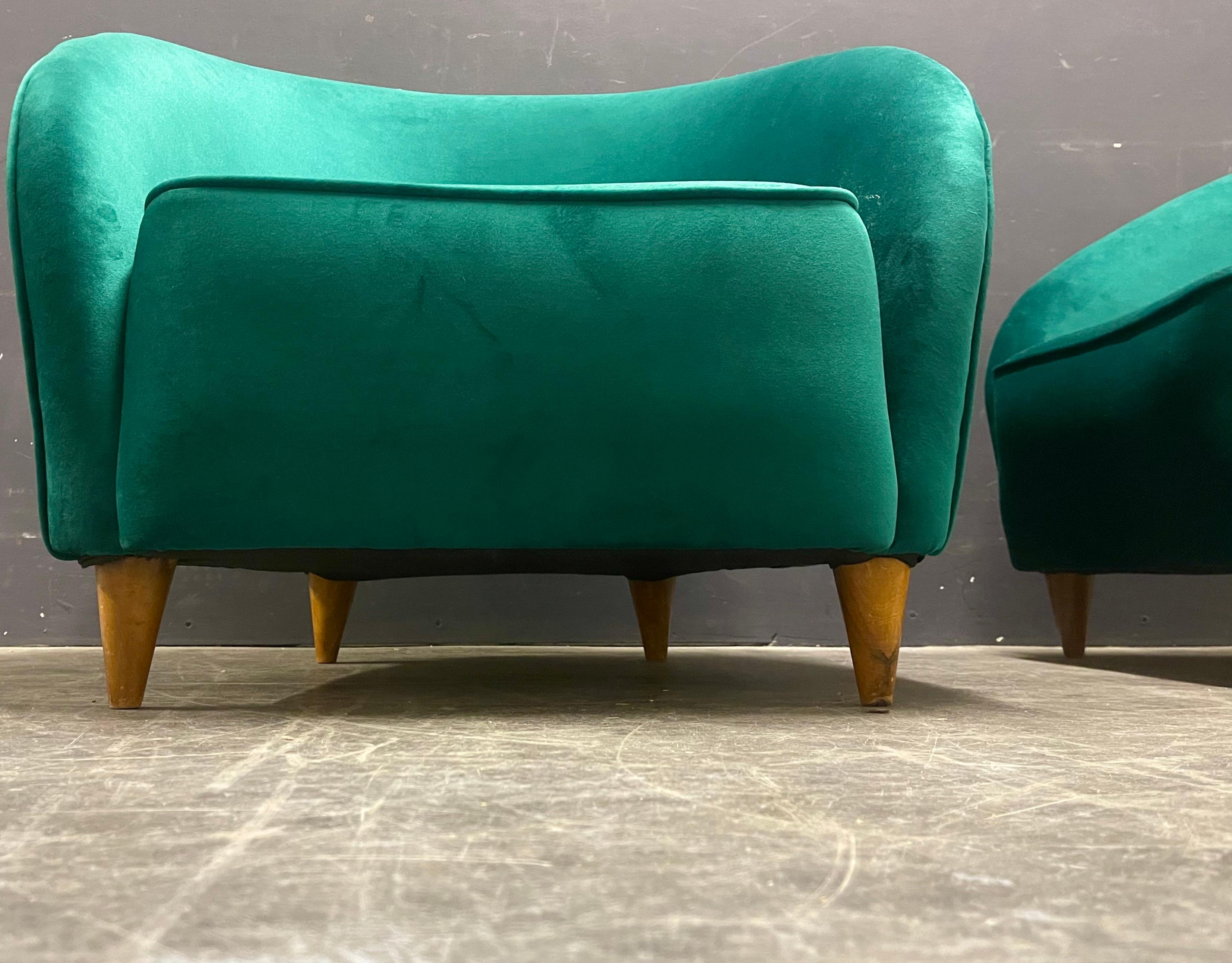 Elegantes chaises longues Gio Ponti pour Casa e Giardino en vente 6