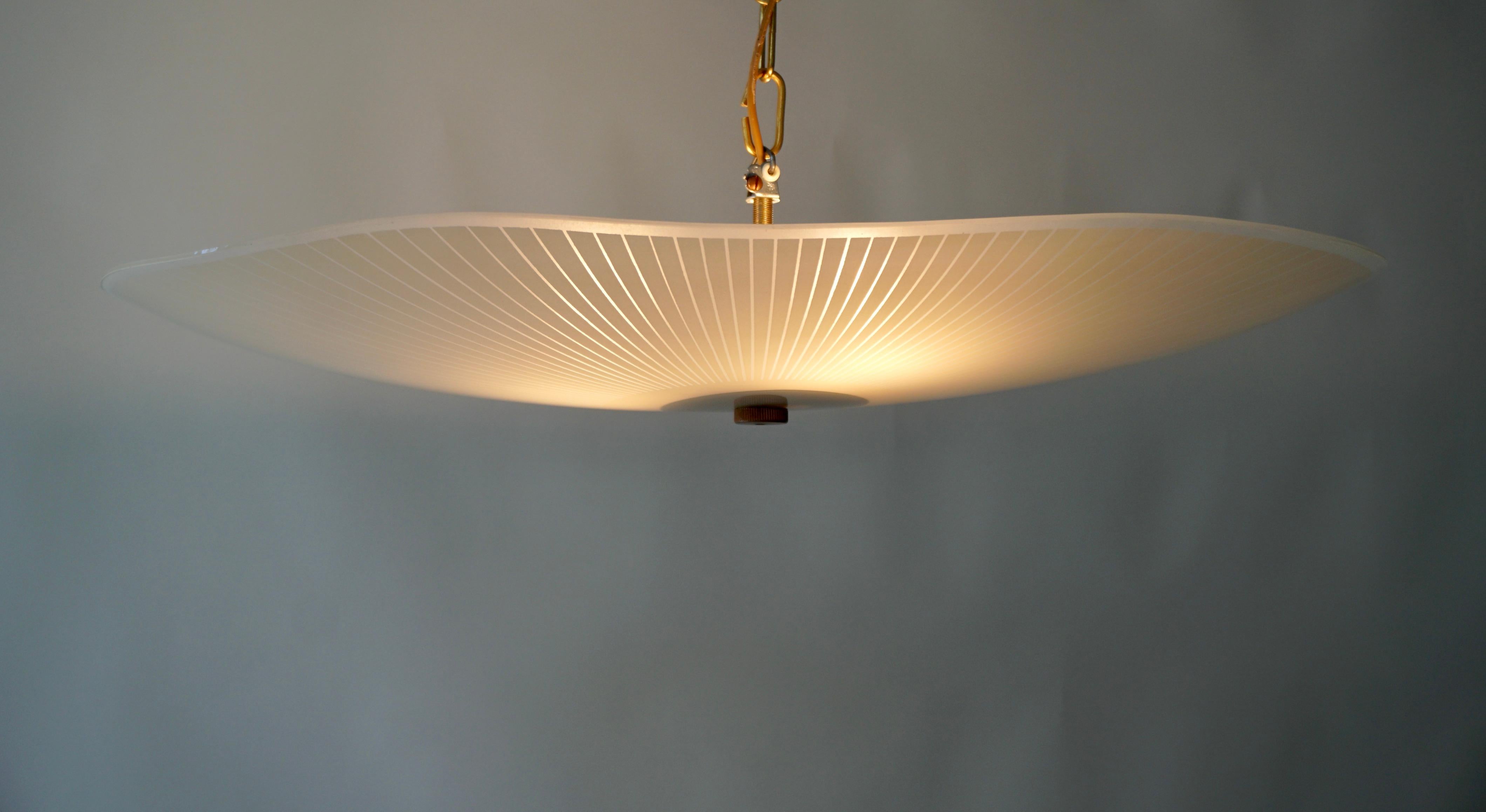 Elegant Glass Flush Mount 1