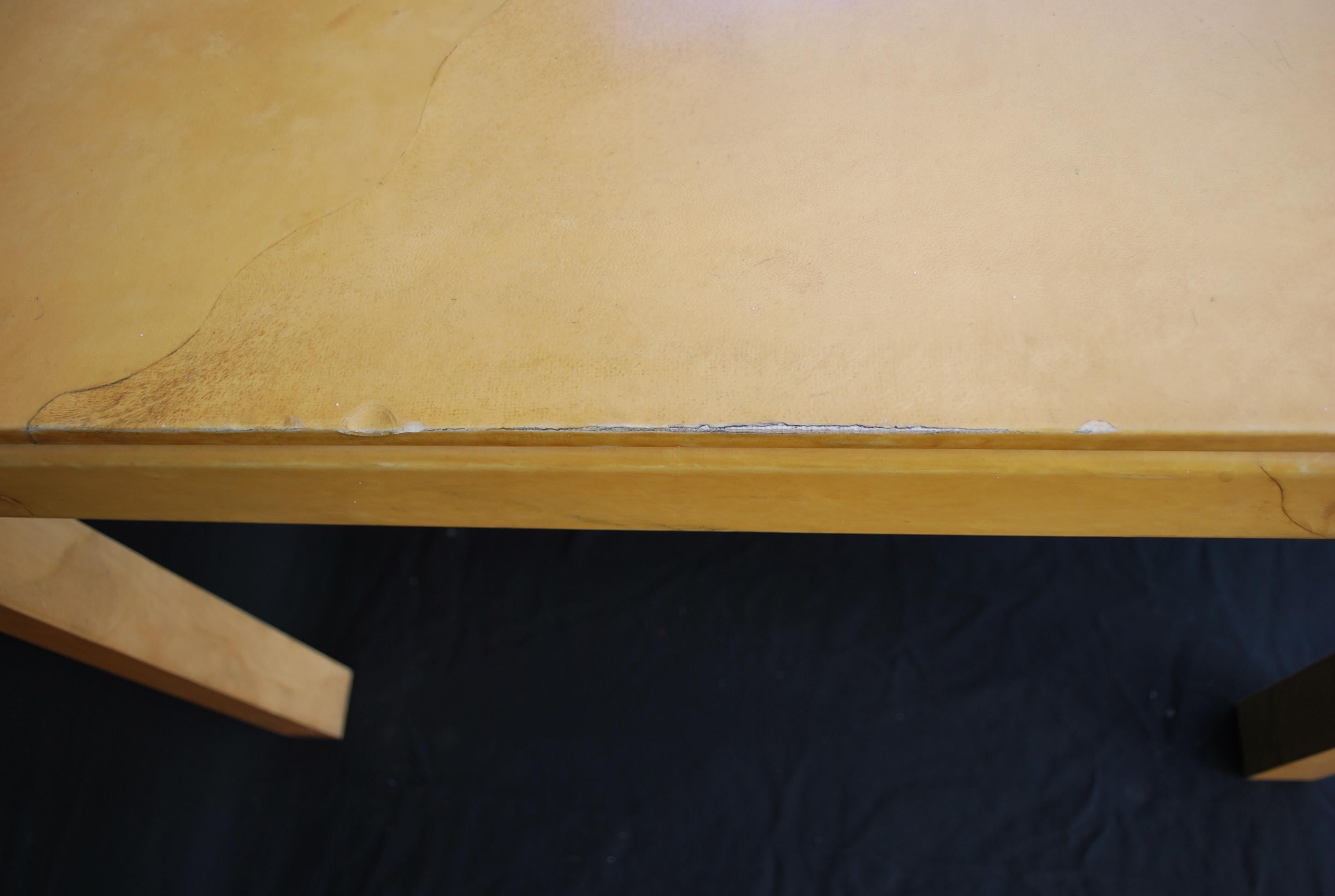 Elegant Goatskin Table Design by Karl Springer For Sale 3