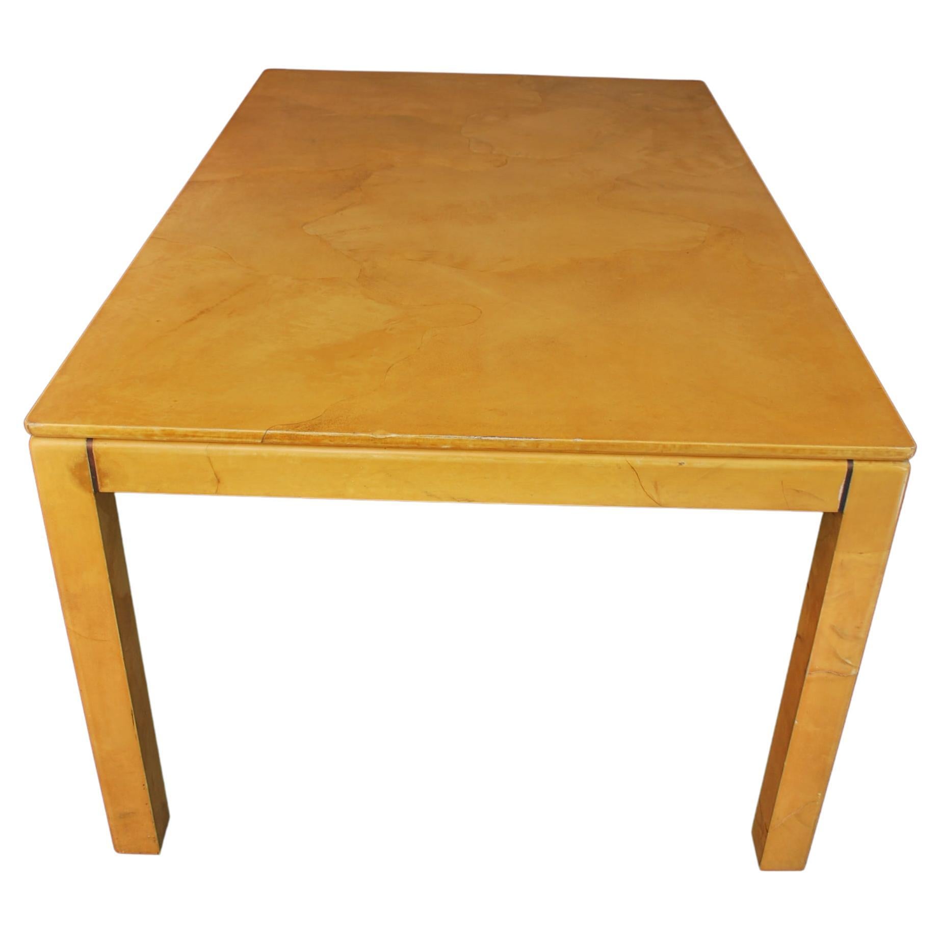 Elegant Goatskin Table Design by Karl Springer