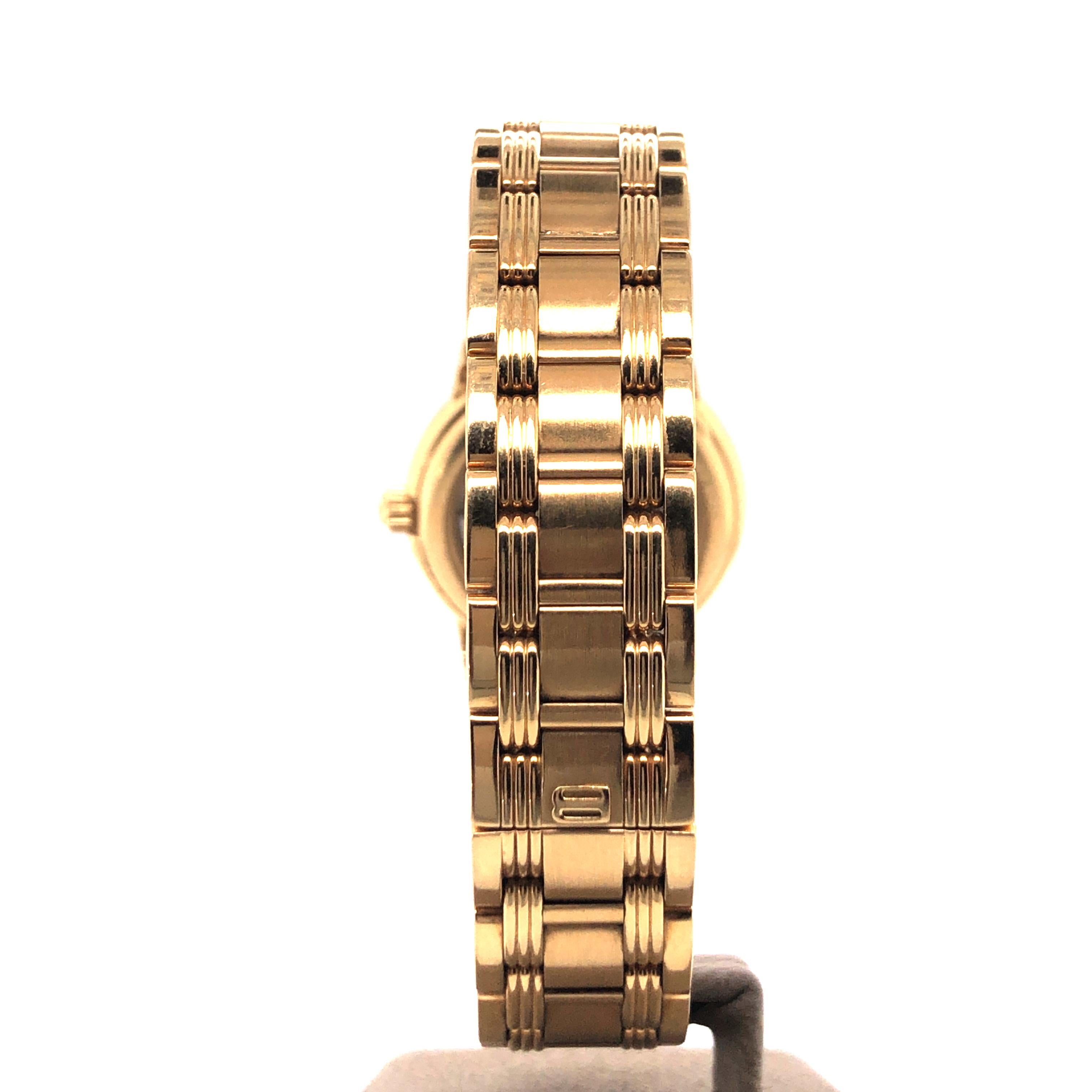 Elegante Damenuhr aus Gold und Diamanten von Bucherer, Schweiz für Damen oder Herren