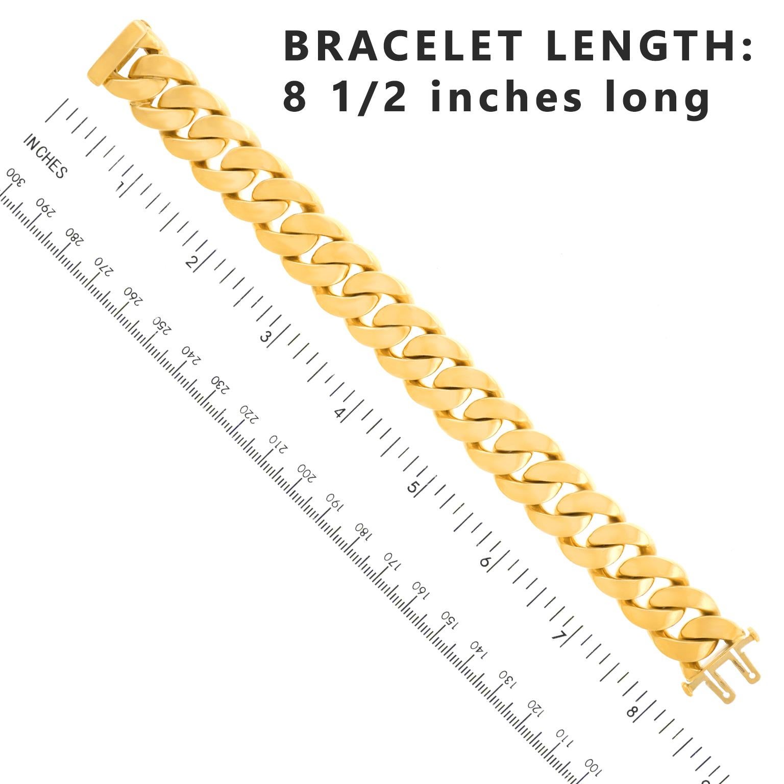 Elegant Gold Link Bracelet 2