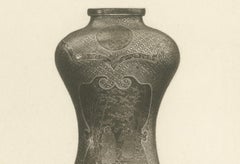 Elegant Gourd-Shaped Vases – Heliograph from Audsley’s Japanese Art, 1884