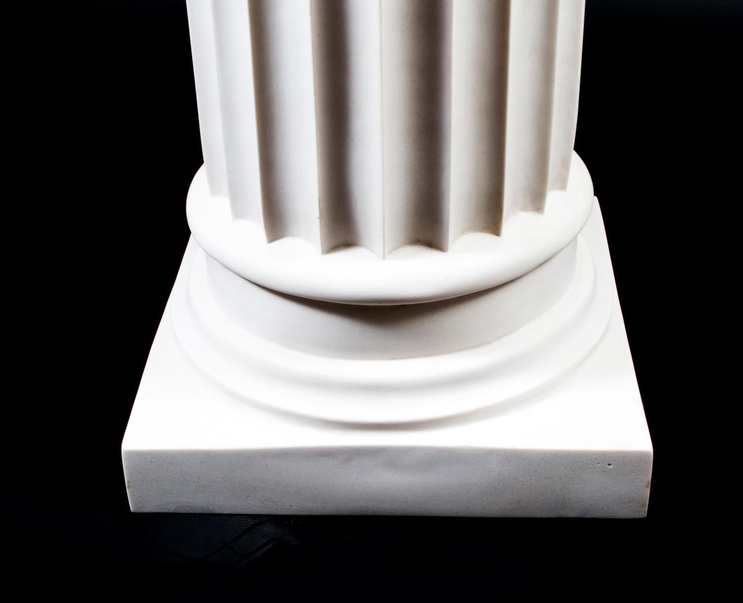 Grecian Marble Doric Column Pedestal 1