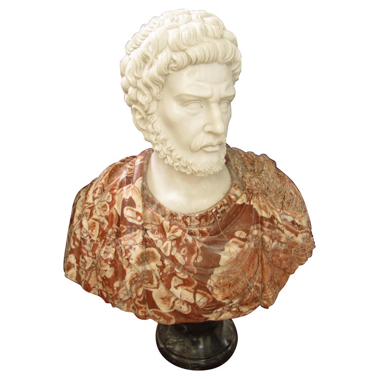 Elegant Greek Marble Bust For Sale at 1stDibs