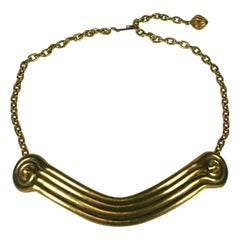 Elegant Greek Style Column Necklace