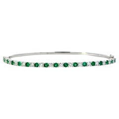 Elegant Green Gemstone Bracelet