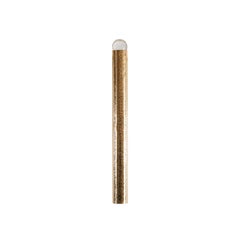 Elegant Hammered Brass, Tube Wall Light with a Crystal-Ball