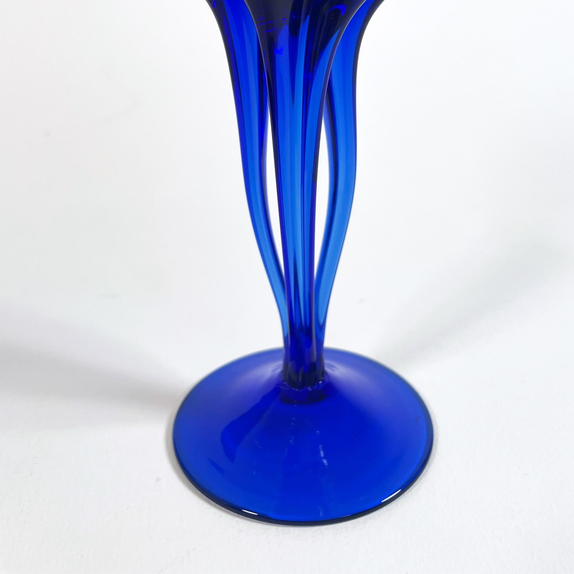 Elegantes Copas de Vino Delfín Grabadas a Mano - Set de 5 - Talla M en Bueno estado para la venta en PARIS, FR