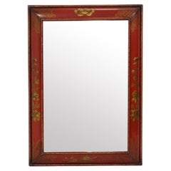 Elegant Hand Painted Chinoiserie Mirror 34.5"H x 24.5"W