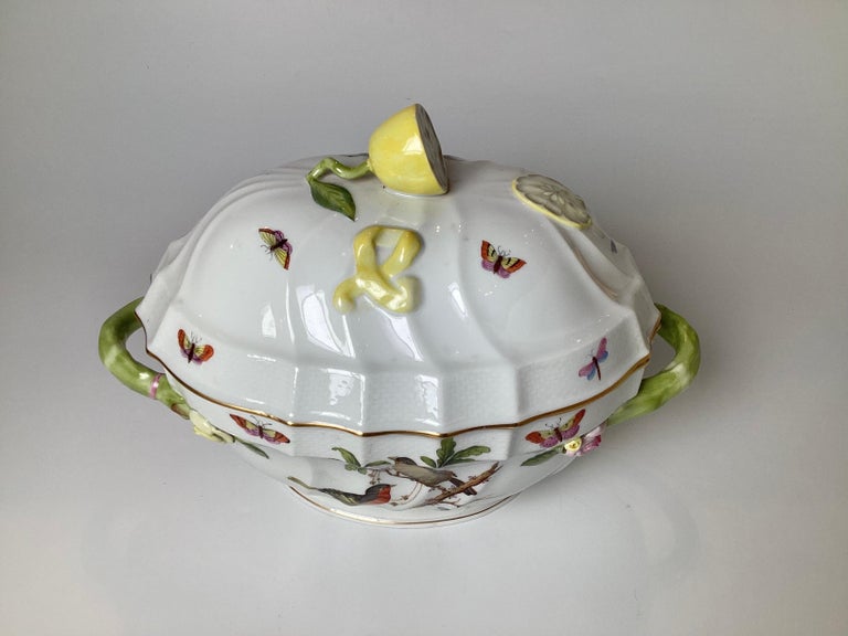 Elegant Hand Painted Herend Porcelain For Sale at 1stDibs