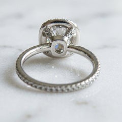 Eleganter Harry Winston Diamantring aus Platin 950