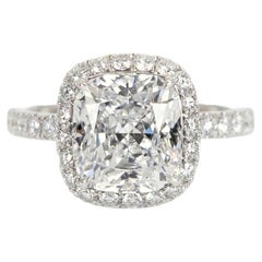 Eleganter Harry Winston Diamantring aus Platin 950