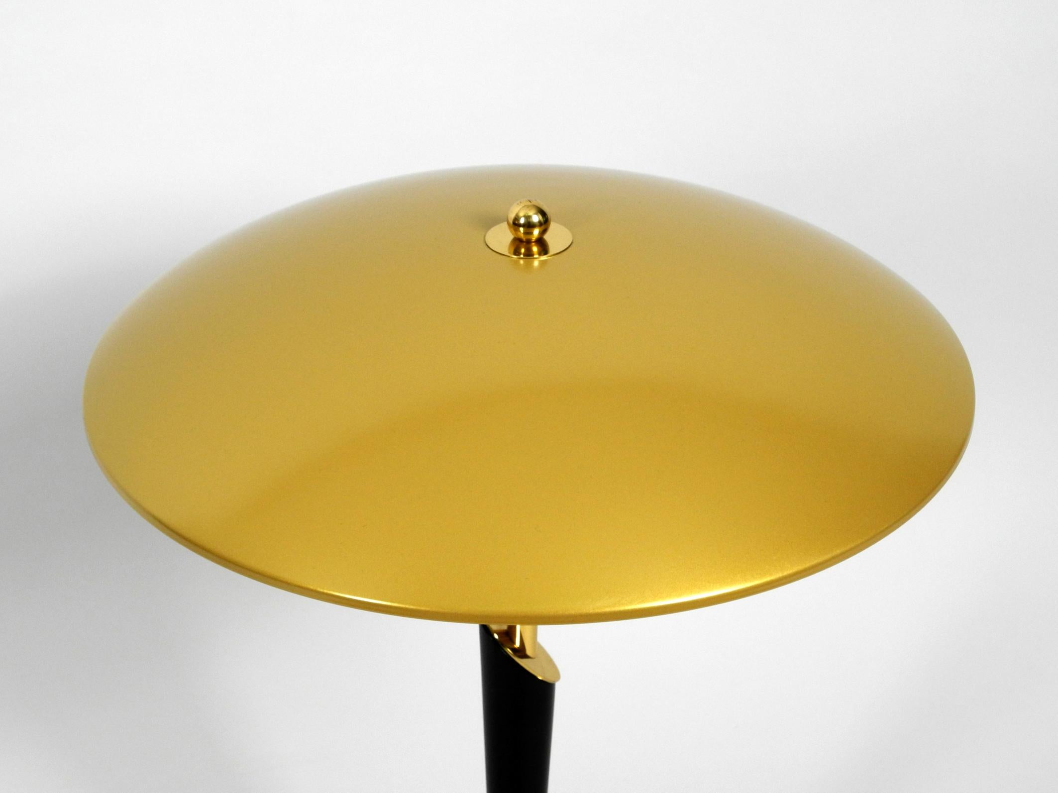 Elegant Heavy Extra Large Brass Table Lamp from the 1960s by Hillebrand 6