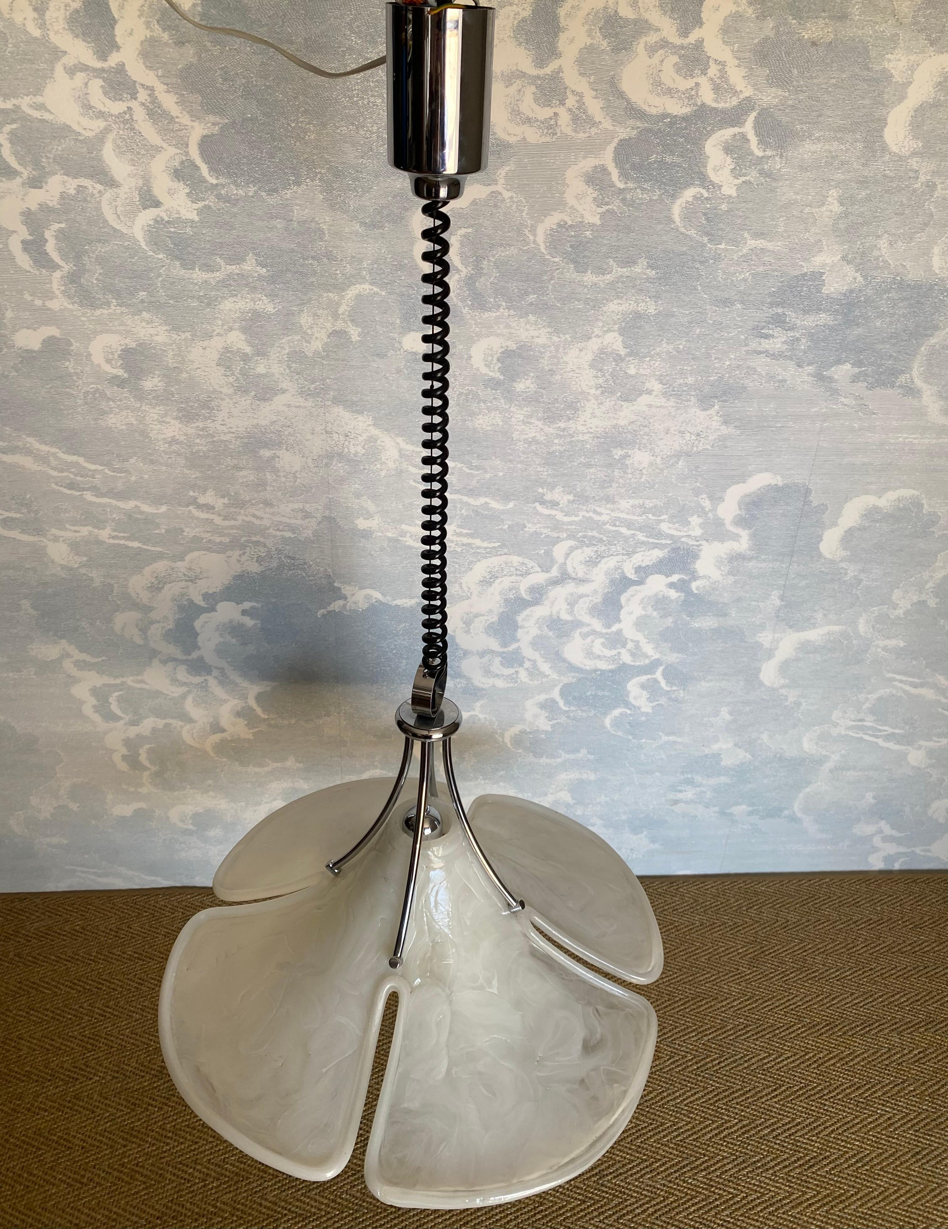 Eleganza della luce a sospensione regolabile in altezza di Cosack Leuchten, Germania, anni '70 in vendita 1