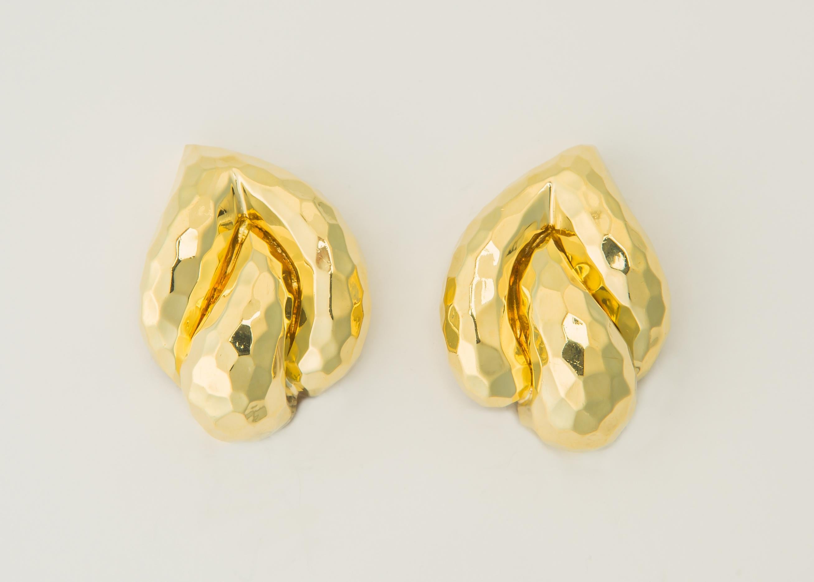 Contemporary Elegant Henry Dunay Faceted Earrings