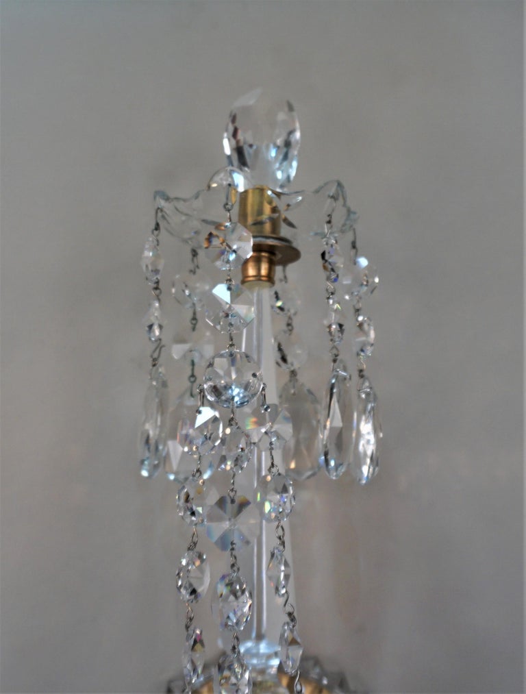 Elegant High Quality Crystal Wall Sconces at 1stDibs vintage crystal