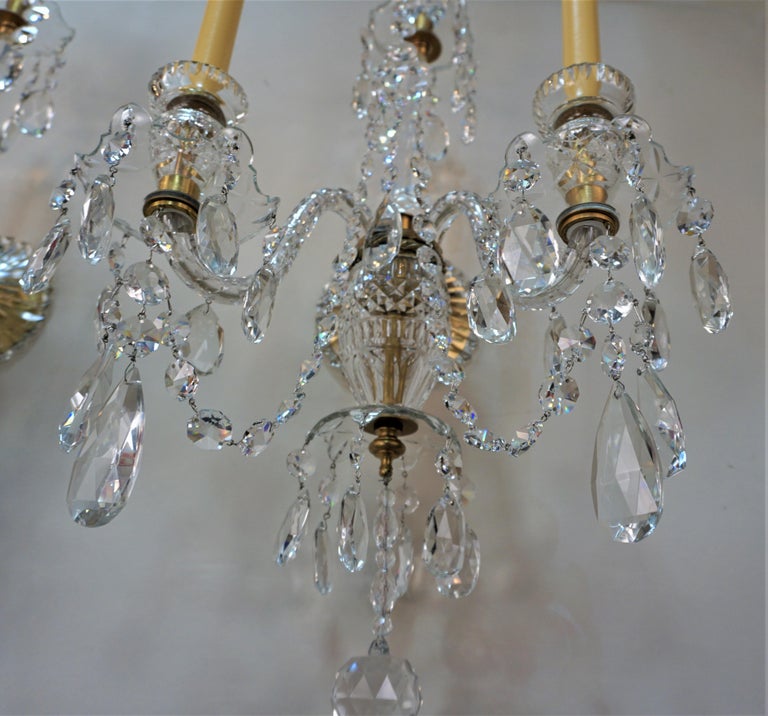 Elegant High Quality Crystal Wall Sconces at 1stDibs vintage crystal