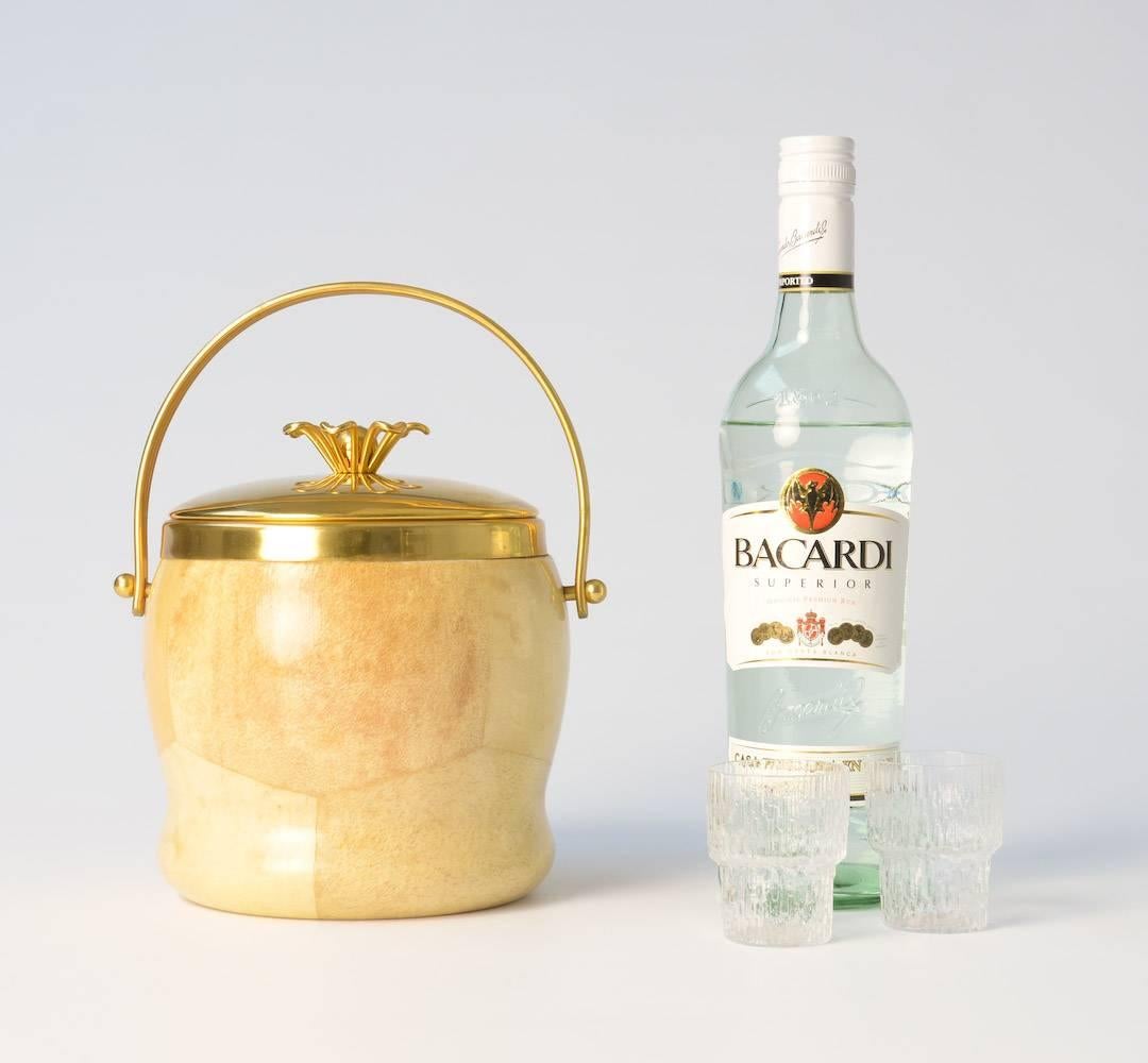 Elegant Ice Bucket by Aldo Tura 2