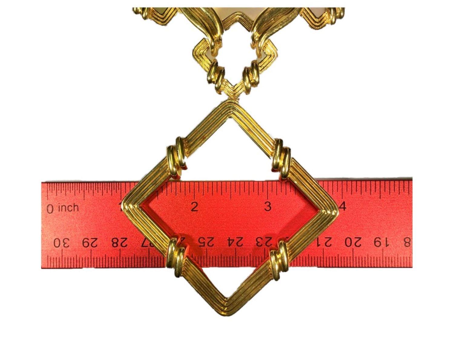 Elegant & Important Tiffany & Co. Gold Necklace with Custom Pendant 5