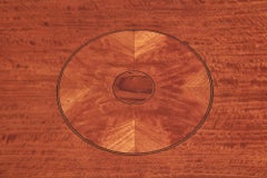 Elegant Inlaid Satinwood Round Antique Occasional Table