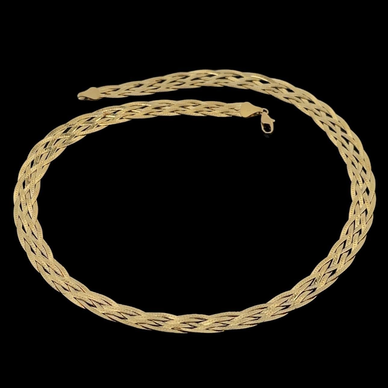 Elegant Italian 18k Yellow Gold 18