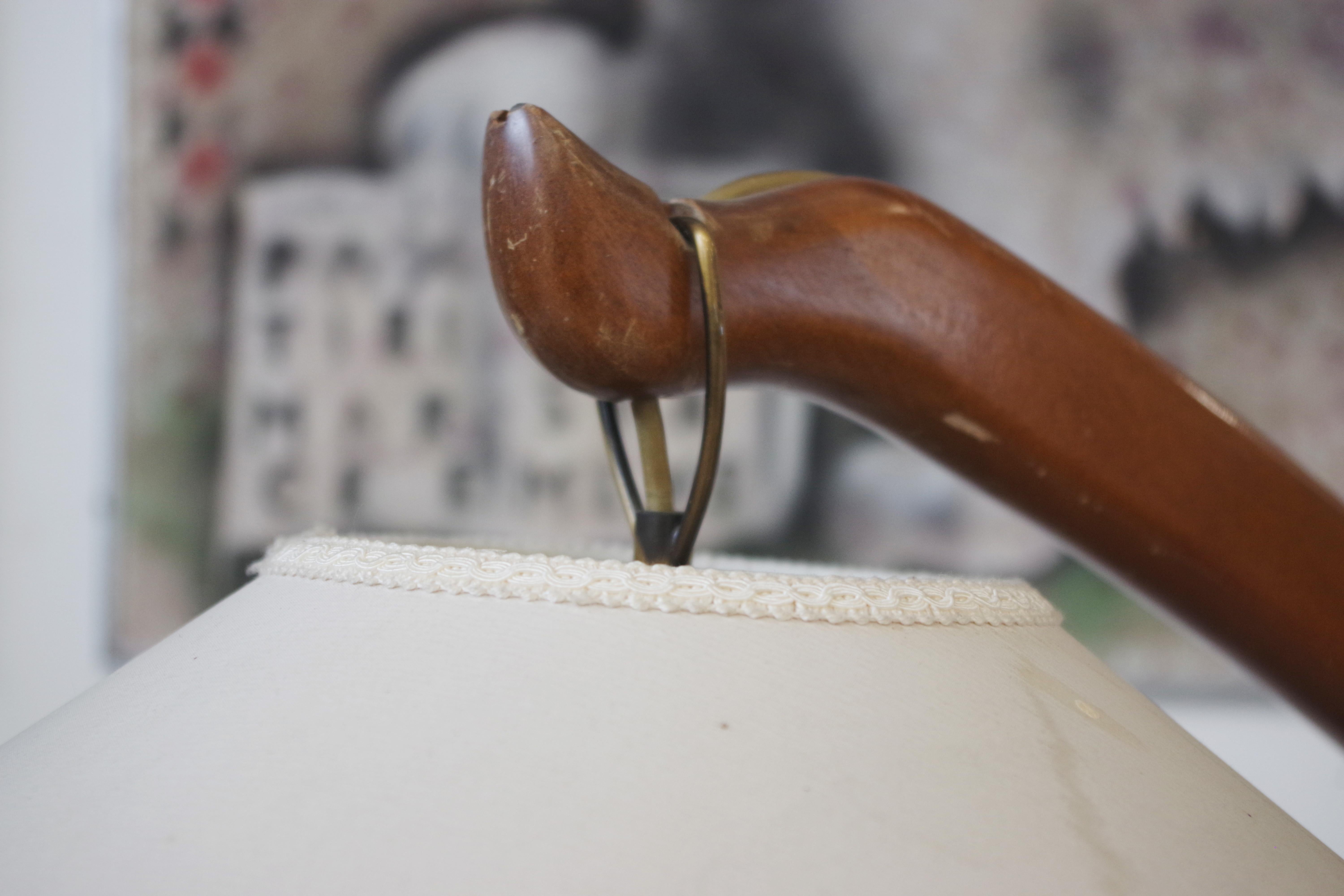 Faggio Elegant Italian Arched Floor Lamp, 1960s in vendita
