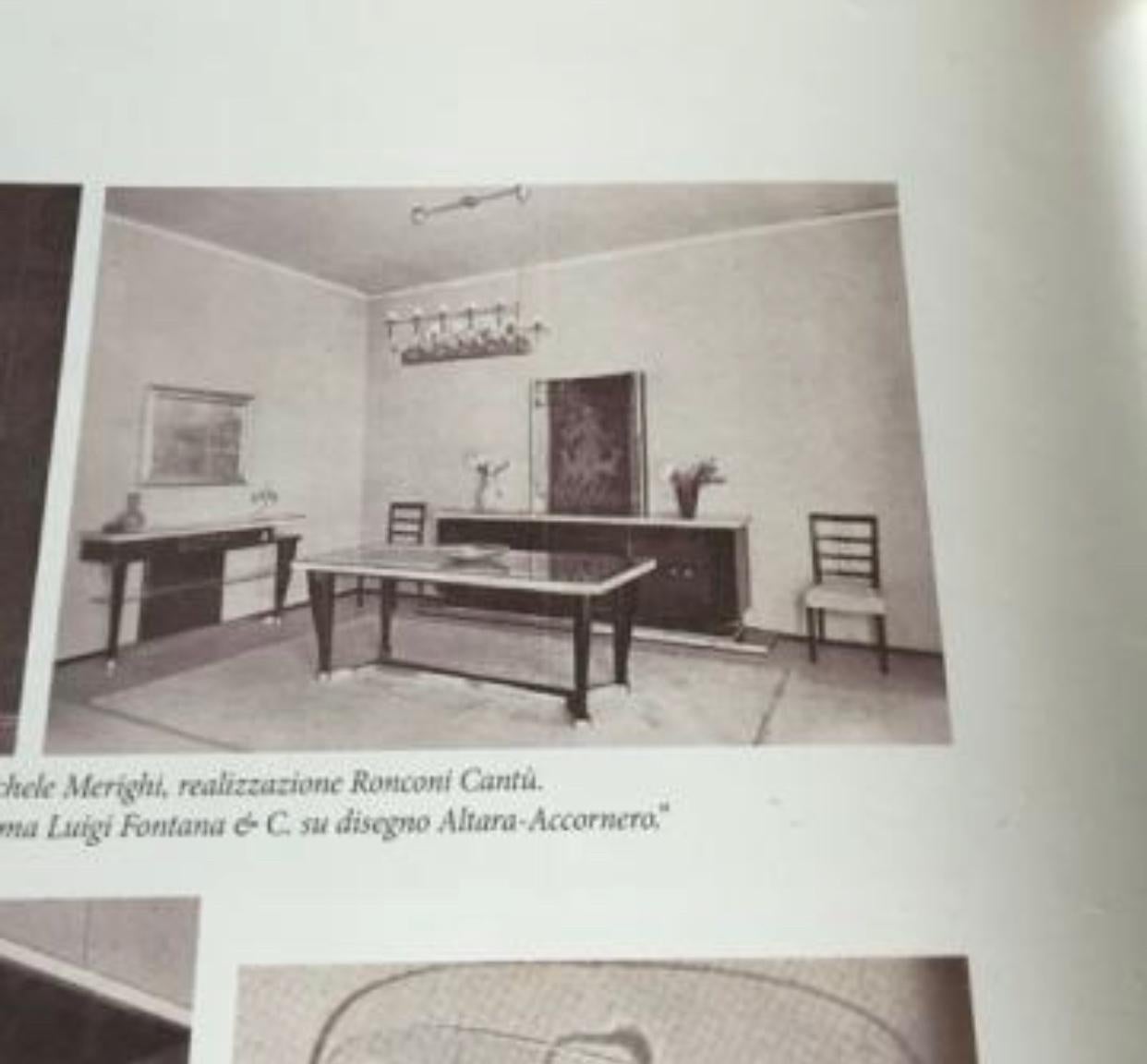 Elegantes italienisches Art-Déco-Barschränkchen von Michele Merighi 1940 im Angebot 1