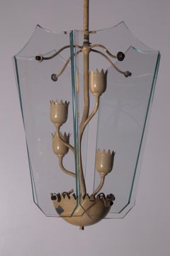 Elegant lustre italien de Pietro Chiesa pour Fontana Arte