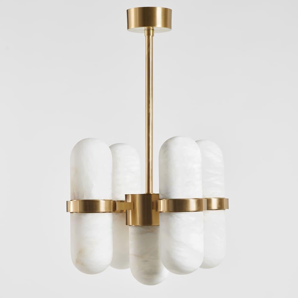 Galvanized Elegant Italian Chandelier 