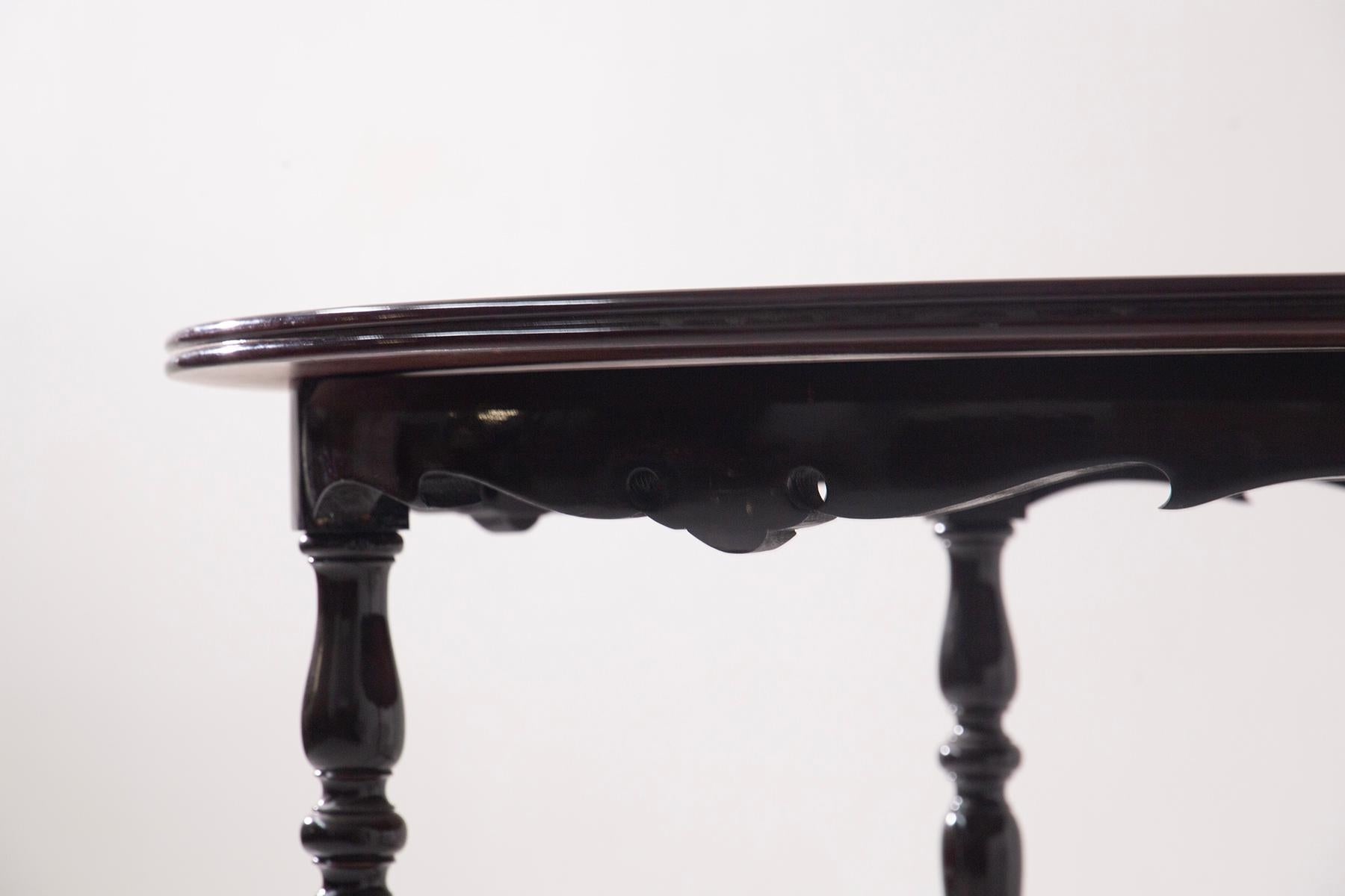 Elegant Italian Chiavarino Table with inlaid wood or Grand Foyer For Sale 2